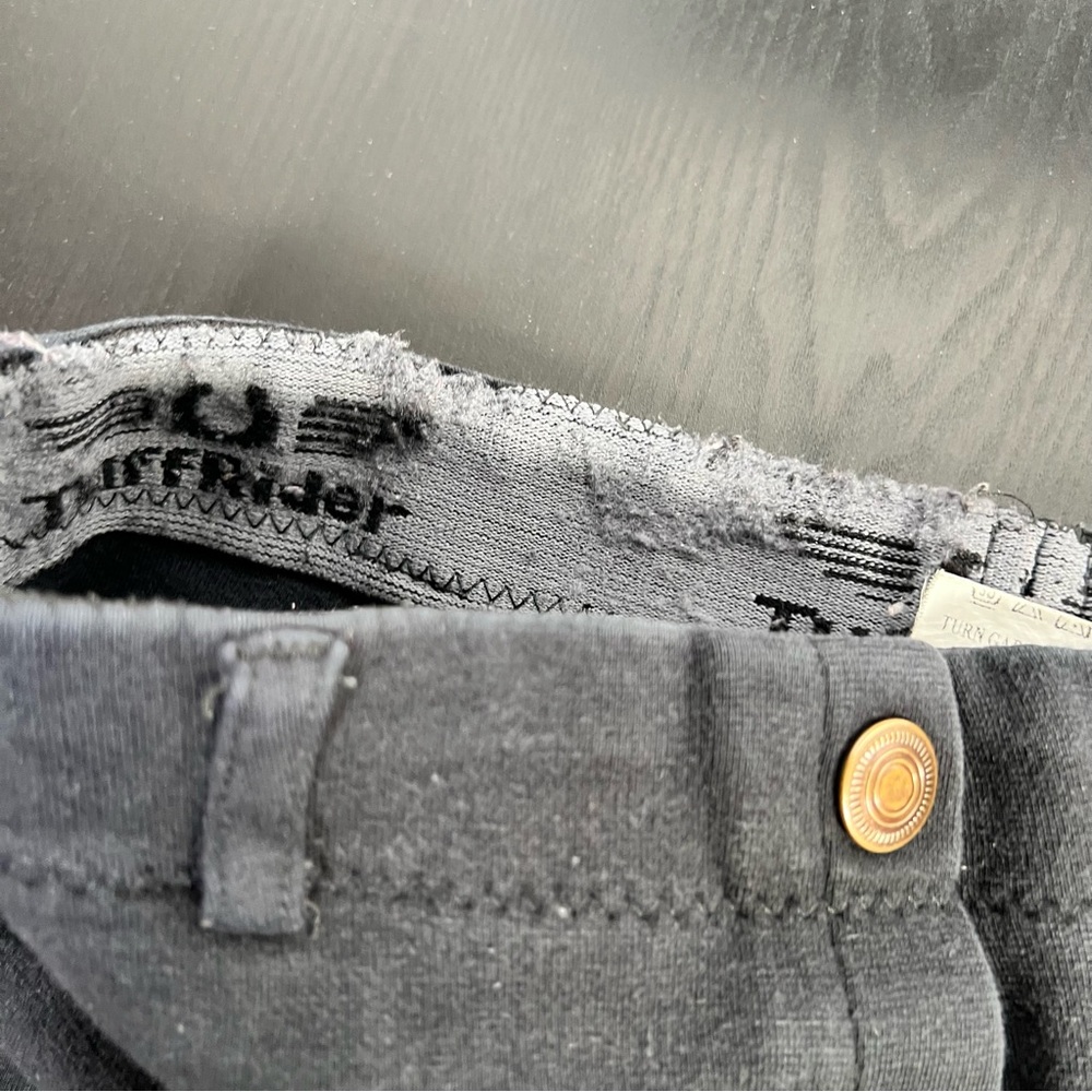 Black Tuff Rider Horseback Riding pants - Picture 7 of 9